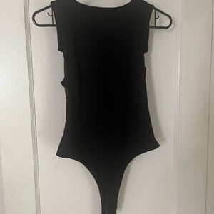 NWT Meshki High Neck Cutout Bodysuit